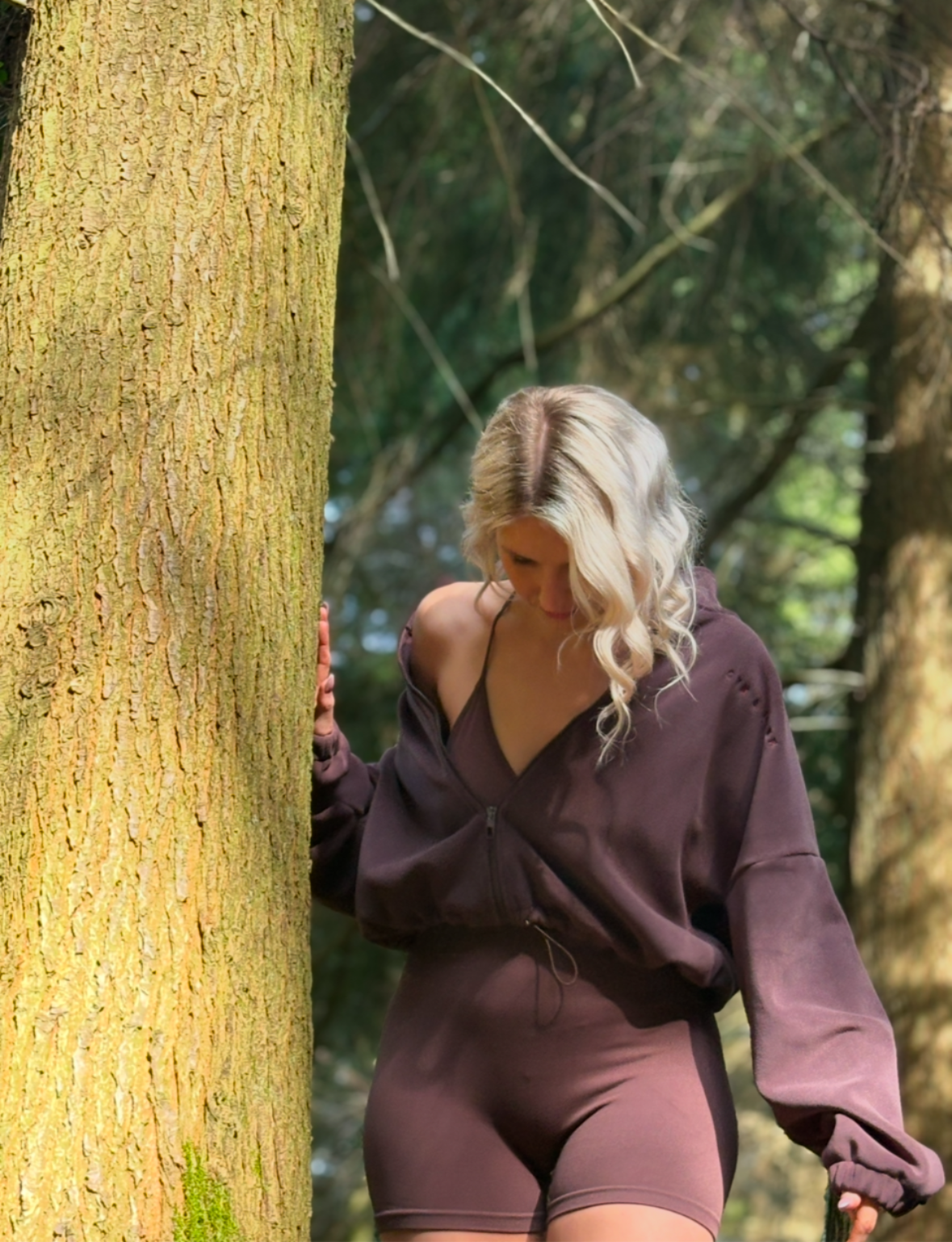 Chocolate Brushed Velvet- Enchanted Fleece