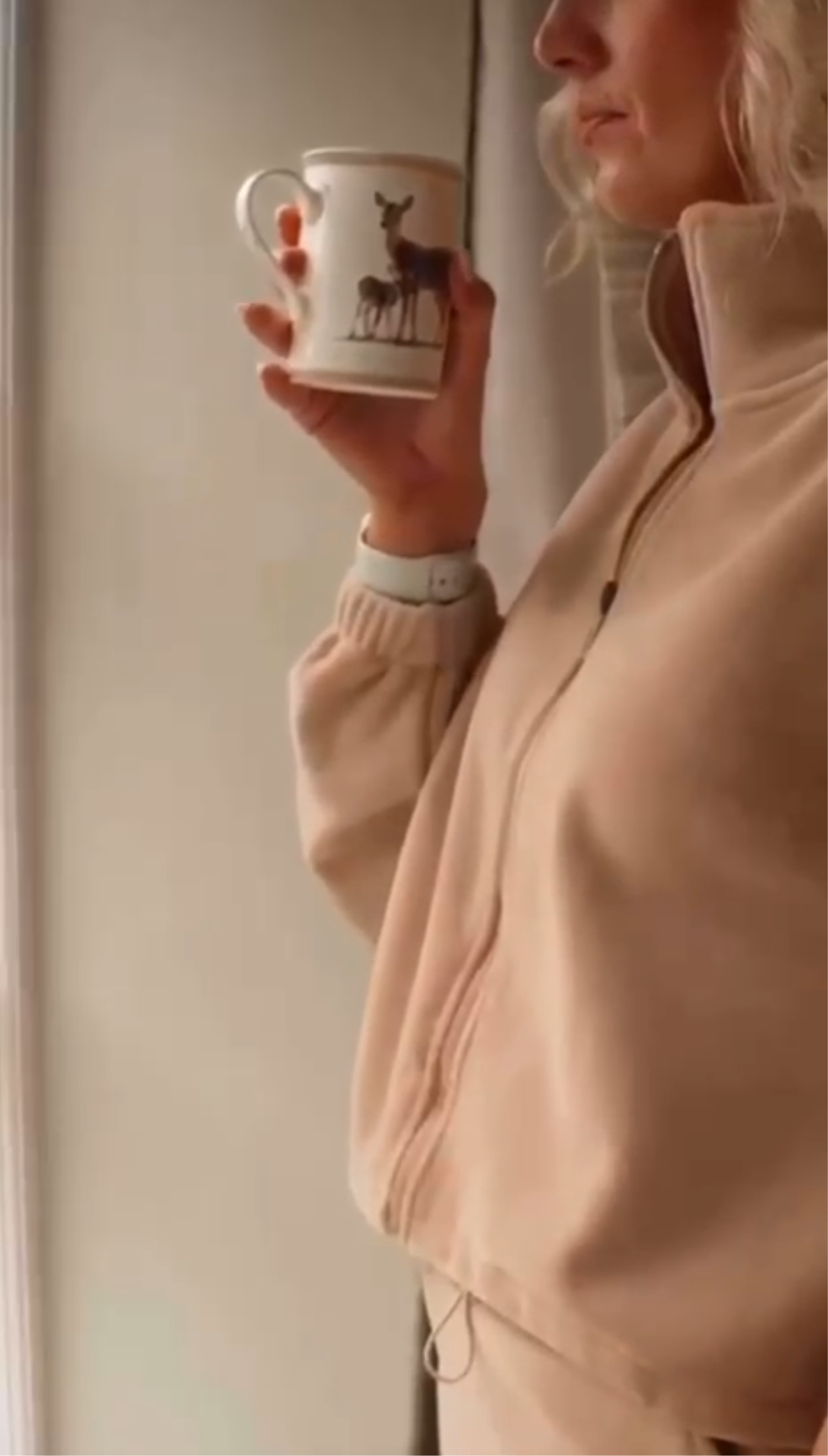 The Cotswold Edit Fleece - Cream Taupe - Teddy